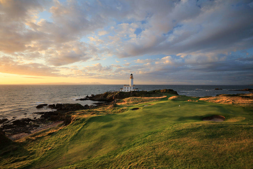 The ninth hole at Turnberry